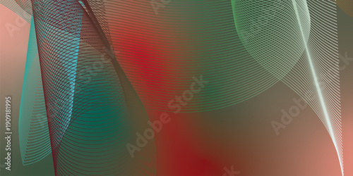 SeaGreen Red and Sienna abstract grainy gradient background with black noisy texture