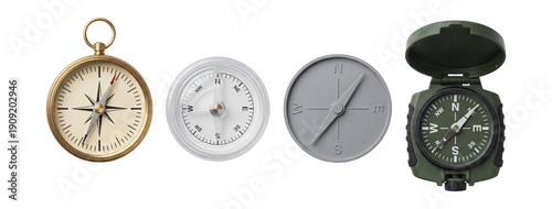 Obraz na płótnie Compass set.
