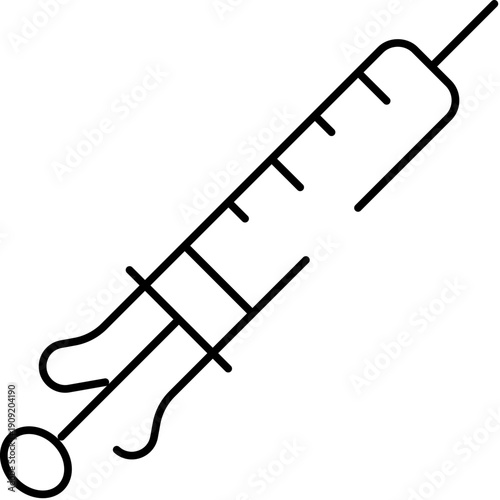 Syringe with a needle injecting medicine, representing vaccination, immunization, and delivering essential healthcare treatments in a clinic or laboratory setting for global health