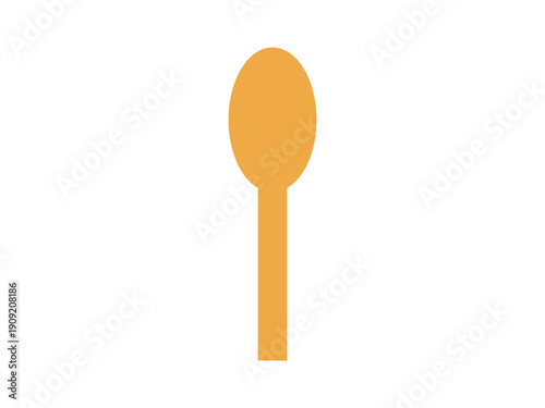 スプーンのアイコンのイラスト