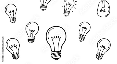 Elegant vintage sofa in classic black and white illustration