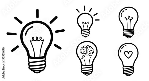 Modern home office workspace with computer and lamp