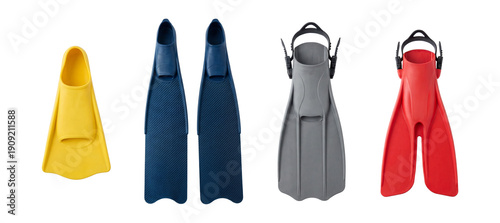Panel kuchenny z motywem Swim fins set.