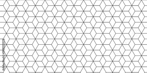 Illustration squares seamless geometric pattern with cubic shapes. Abstract geometric triangle background mosaic wallpaper.