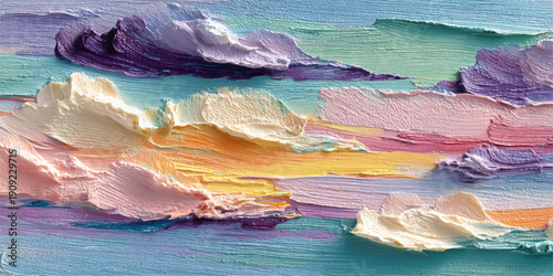 Bold High Contrast Acrylic Abstract Texture