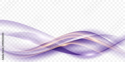 Abstract purple wave background with luxurious elements. Vector illustration.