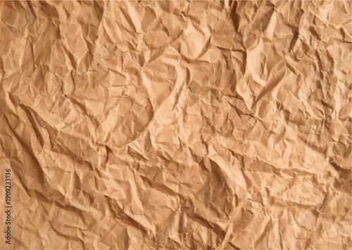 クシャクシャの茶色い紙