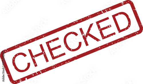 Red confidential information stamp with a worn texture on a clean white backdrop indicating secrecy