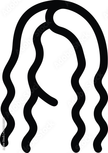 Vintage floral ornament pattern decorating the tribal vector silhouette of a woman head with swirl hair design and nature leaf art style.