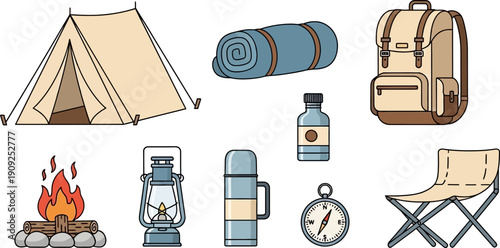 Camping Gear and Outdoor Equipment Essentials.