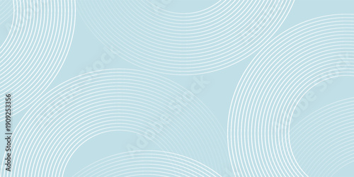 Modern abstract background. Glossy white gradient circle lines. Minimal geometric pattern. Simple graphic elements. Futuristic concept. Suitable for cover, poster, banner, brochure, eps10.