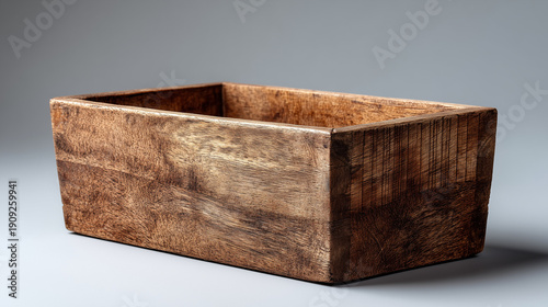 Rustic Wood Box: A finely c...