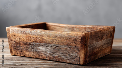 Rustic Wooden Tray: A weath...