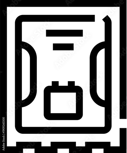 Contraceptive sachet packaging icon symbolizing safe sex, birth control and family planning for sexual health education, prevention, reproductive wellness, clinic and pharmacy use