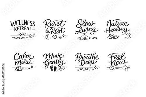 Inspirational wellness and relaxation quotes for mindful living