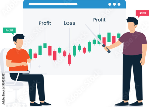 Financial analysis market research investment strategy cryptocurrency trading dollar currency bitcoin coin stock market economic growth business data magnifying glass trading chart upward trend