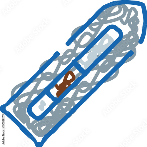 Medical device representing a catheter or stent inside a blood vessel, illustrating cardiology healthcare procedures and cardiovascular treatments for improving patient health