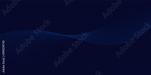 Premium background design with diagonal dark blue line pattern. abstract dark blue background. wavy lines background.