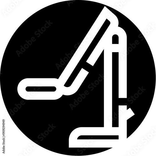 Robotic prosthetic leg symbolizing medical technology, human augmentation, future healthcare, disability support, and artificial intelligence in medicine