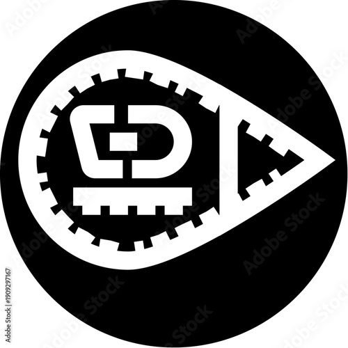 Snowshoe icon symbolizing winter outdoor gear and adventure, showing a treaded sole for stability and forward movementminimal black silhouette for apps, web, and branding