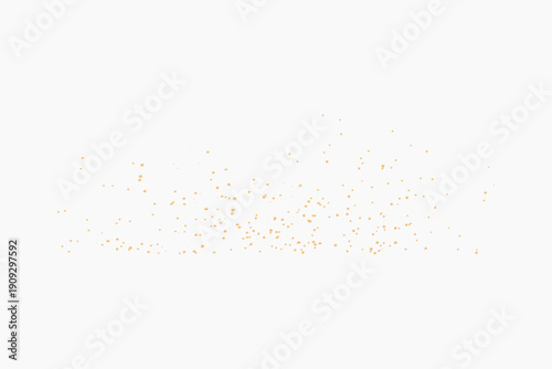 Gold flakes, effect element vector