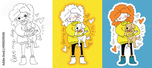 Trendy  hand drawn doodle lettering quote. Lettering for t-shirt design, mug print, bag print, clothes fashion. 100% hand drawn vector image. Sticker lettering art.
