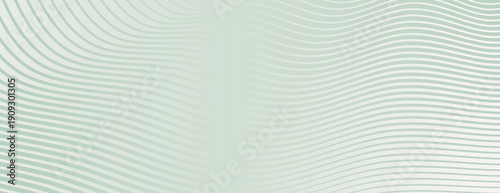 A wavy, light green background with smooth, flowing lines. The background is light green with a subtle, calming texture. Modern wavy line pattern background. Green background vector.