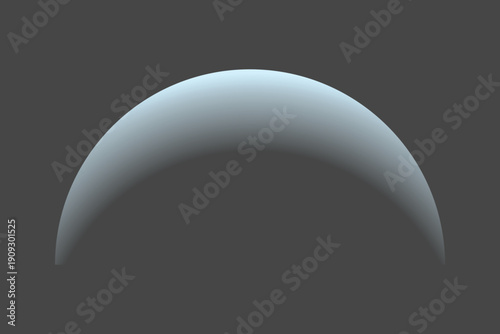 Minimalist lunar eclipse illustration vector