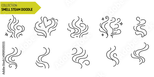 Smell steam doodle minimal swirl pack