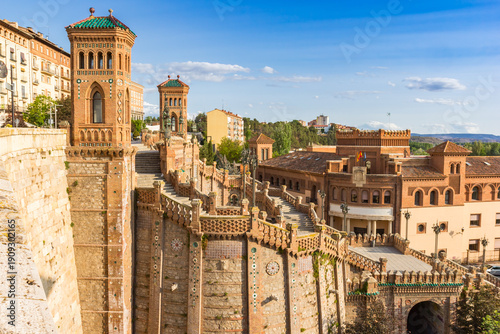 Photos Historic Oval Stairs in mudejar building style in Teruel, Spain