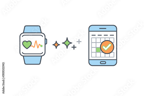 Smartwatch and smartphone integration for health tracking