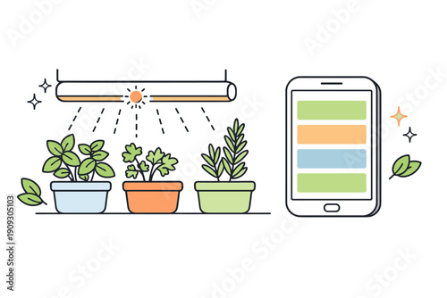 Smart indoor gardening: automated plant care system with mobile integration