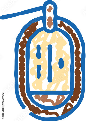 Funicular cabin icon detailing transportation for tourism and travel, moving passengers up a steep incline for mountain exploration and elevated views