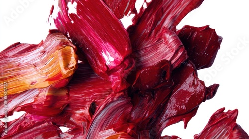 Abstract oil paint brushstrokes