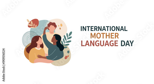 People celebrate International Mother Language Day with diverse cultural symbols