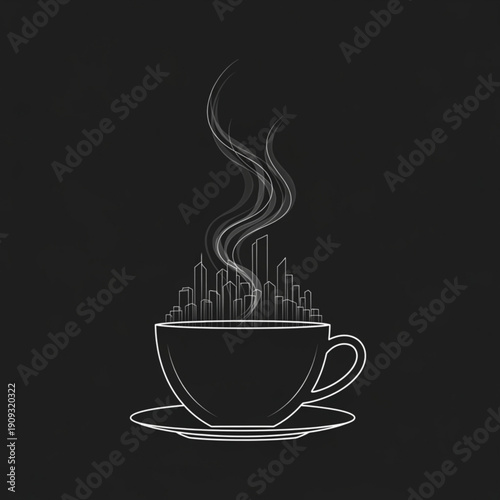 cup of hot coffee