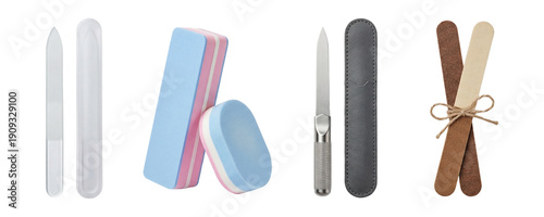 Nail file set.