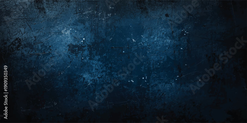 Dark blue grunge background with a rough concrete texture.Abstract seamless blue backdrop grunge old wall concrete texture background. blue grunge wall concrete texture.