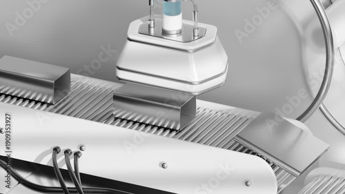 3D Battery Factory Machine Loop