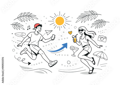 Beauty skincare process. Filled icon set of Beauty skincare process: cosmetic jar set, applying mask brush,