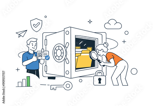 Astroarchaeology Icon Set. Astroarchaeology concepts. Line outline icon set of Astroarchaeology concepts: