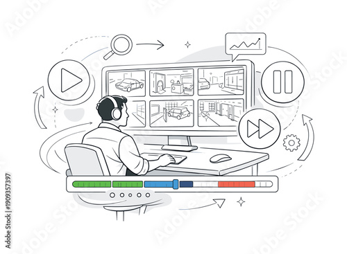 Happy Together. Set lettering. 4 harmonious lettering variations of the same emblematic concept, each with