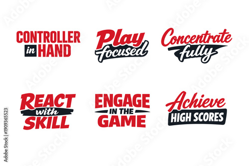 Motivational gaming phrases for focus and skill development