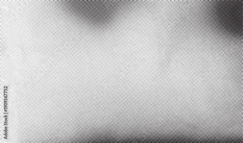 Recurso de fondo con texturas de semitono de color, en tonos grises con una forma circular en una esquina, recurso de diseño. En formato rectangular alargado con espacio para texto o imagen