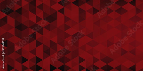 Black red rough grunge abstract background overlap layer on dark space with triangles effect decoration. Modern graphic design element vintage style concept for web, flyer, card, or brochure cover