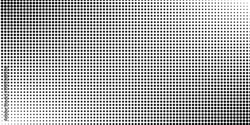 Wave halftone pattern. Halftone dots background. Vector