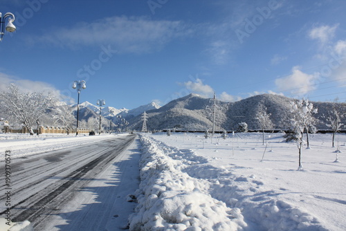 Beautiful winter landscape