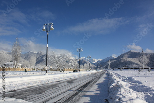 Beautiful winter landscape