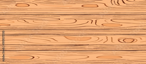 Seamless Wooden Texture Backgrounds – Natural Wood Grain Patterns Collection, Light Brown Timber Surface, Rustic Plank Boards, Vector Graphic Resource for Interior Design, Flooring, Furniture.