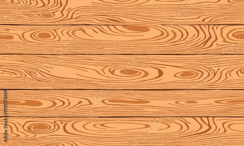 Seamless Wooden Texture Backgrounds – Natural Wood Grain Patterns Collection, Light Brown Timber Surface, Rustic Plank Boards, Vector Graphic Resource for Interior Design, Flooring, Furniture.